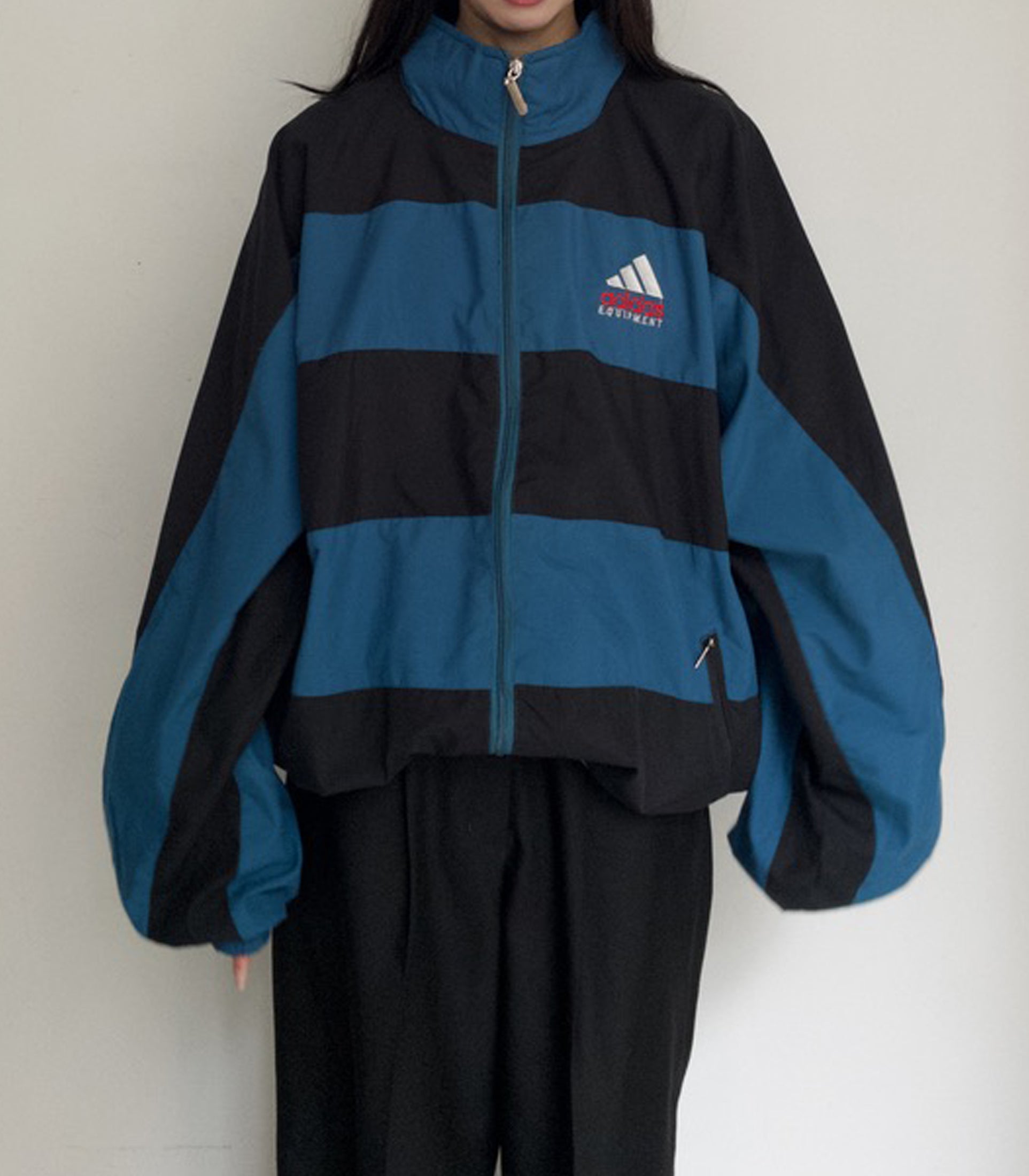 画像をギャラリービューアに読み込む, ”VINTAGE” 90s adidas Equipment Nylon Jacket