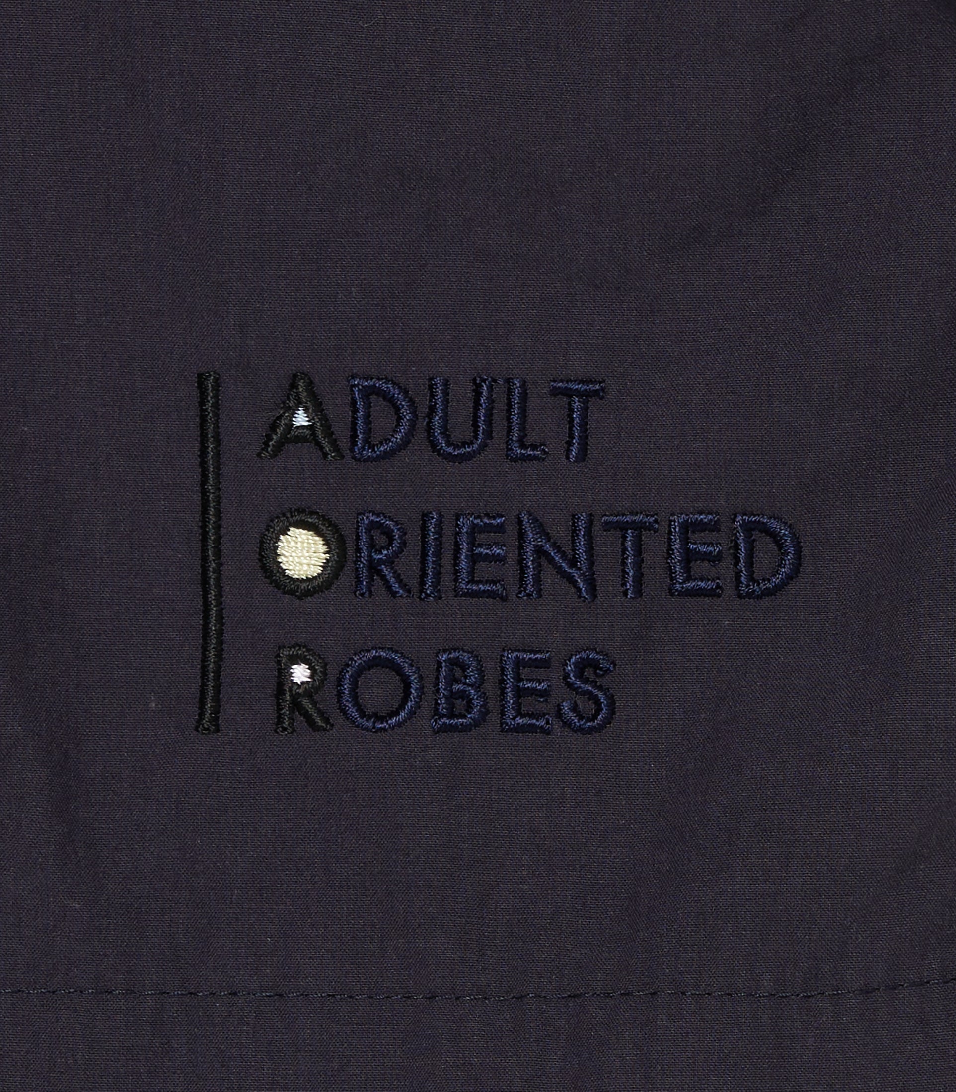画像をギャラリービューアに読み込む, Open Collar Puckering Shirt NAVY
