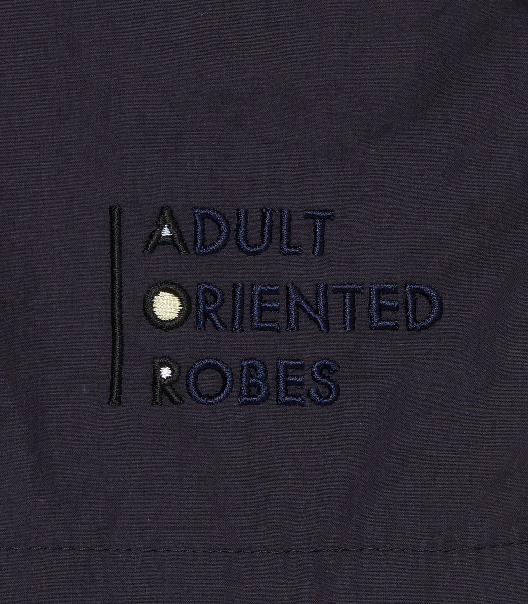 画像をギャラリービューアに読み込む, Open Collar Puckering Shirt NAVY
