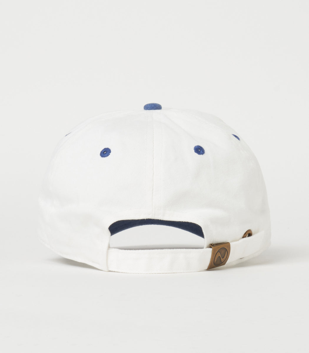 Load image into Gallery viewer, Style Councel Bicolor Baseball Cap NATURAL × ROYAL BLUE
