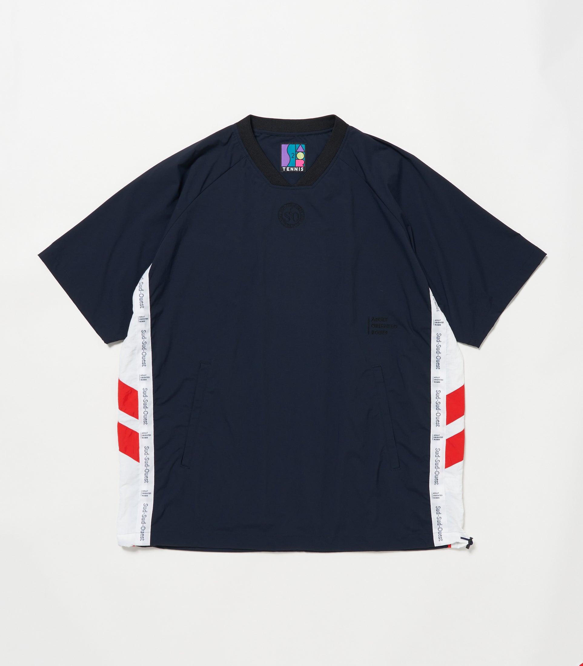 画像をギャラリービューアに読み込む, S2O × AOR Warm Up Shirt NAVY
