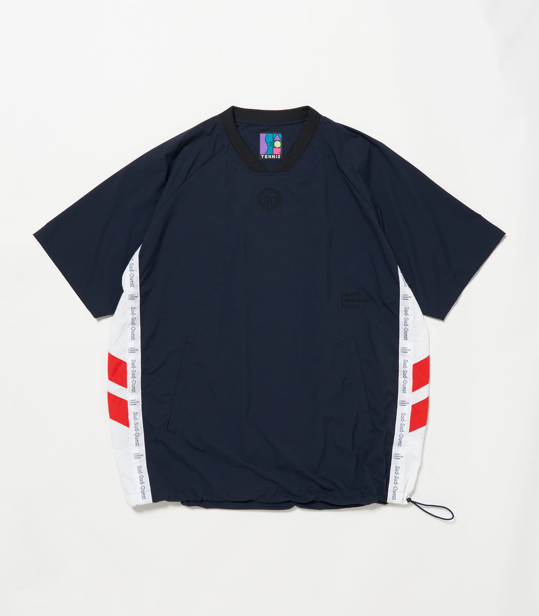画像をギャラリービューアに読み込む, S2O × AOR Warm Up Shirt NAVY
