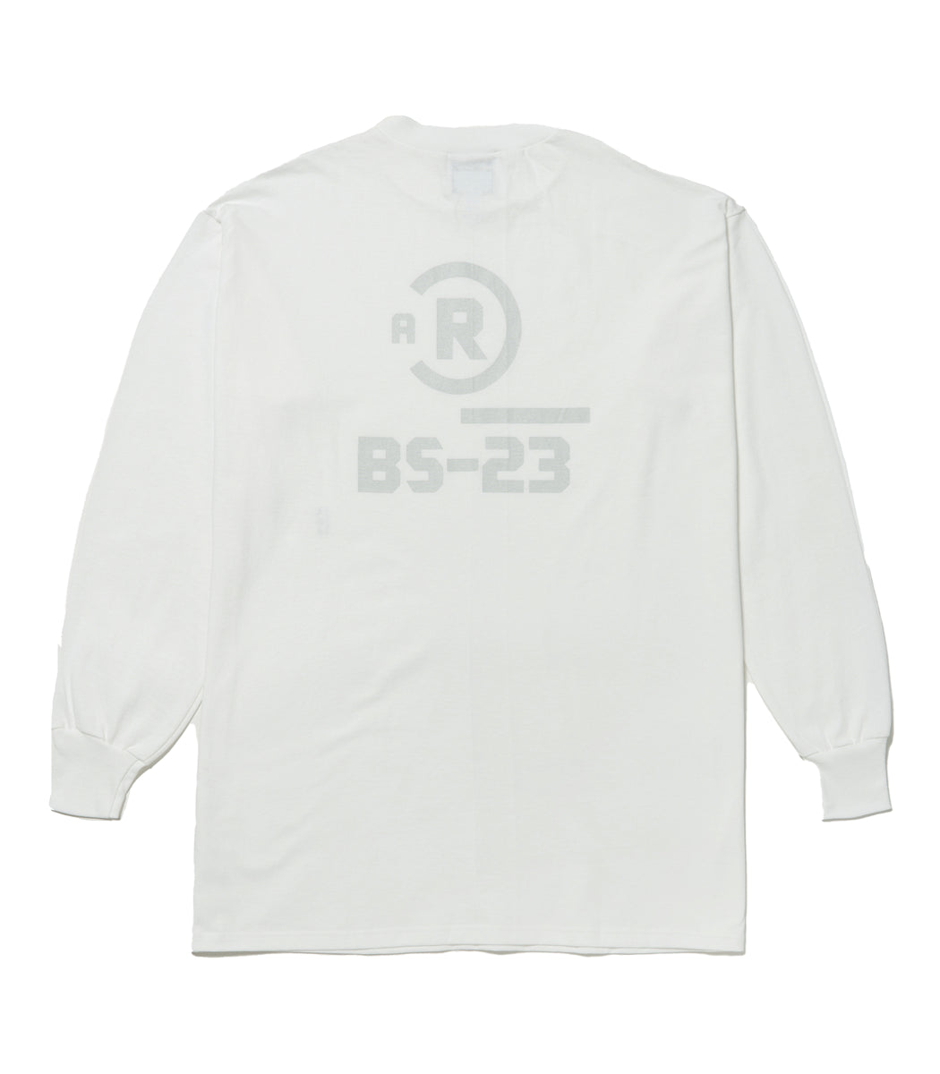 画像をギャラリービューアに読み込む, AOR BS-23 Long Sleeve T-Shirt White
