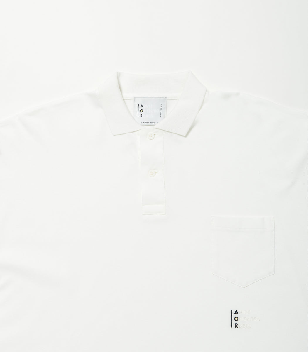 画像をギャラリービューアに読み込む, 24SS S/S Polo Shirt WHITE
