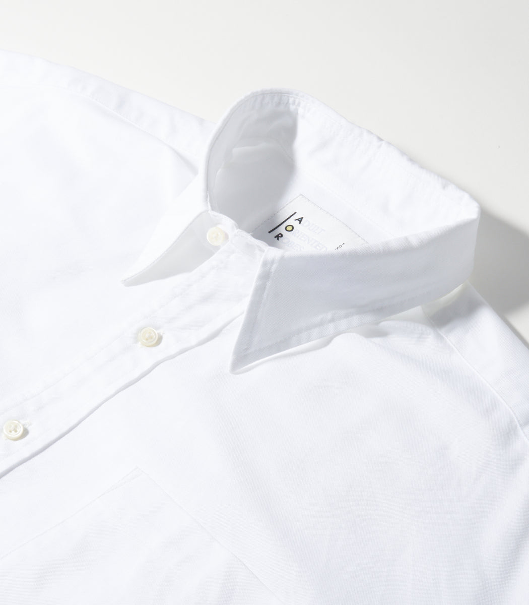 将图片加载到图库查看器，American Oxford Shirt WHITE
