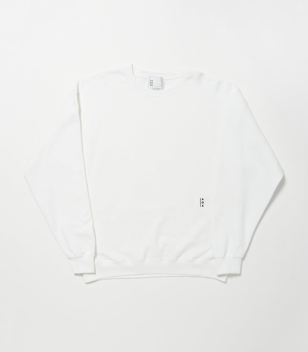 将图片加载到图库查看器，Compact Disc Print Sweat Shirt WHITE
