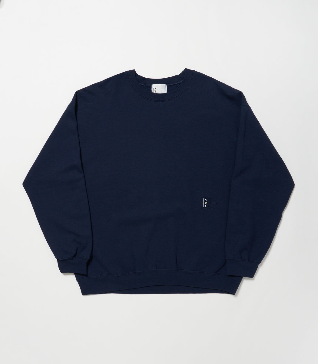 将图片加载到图库查看器，Compact Disc Print Sweat Shirt NAVY
