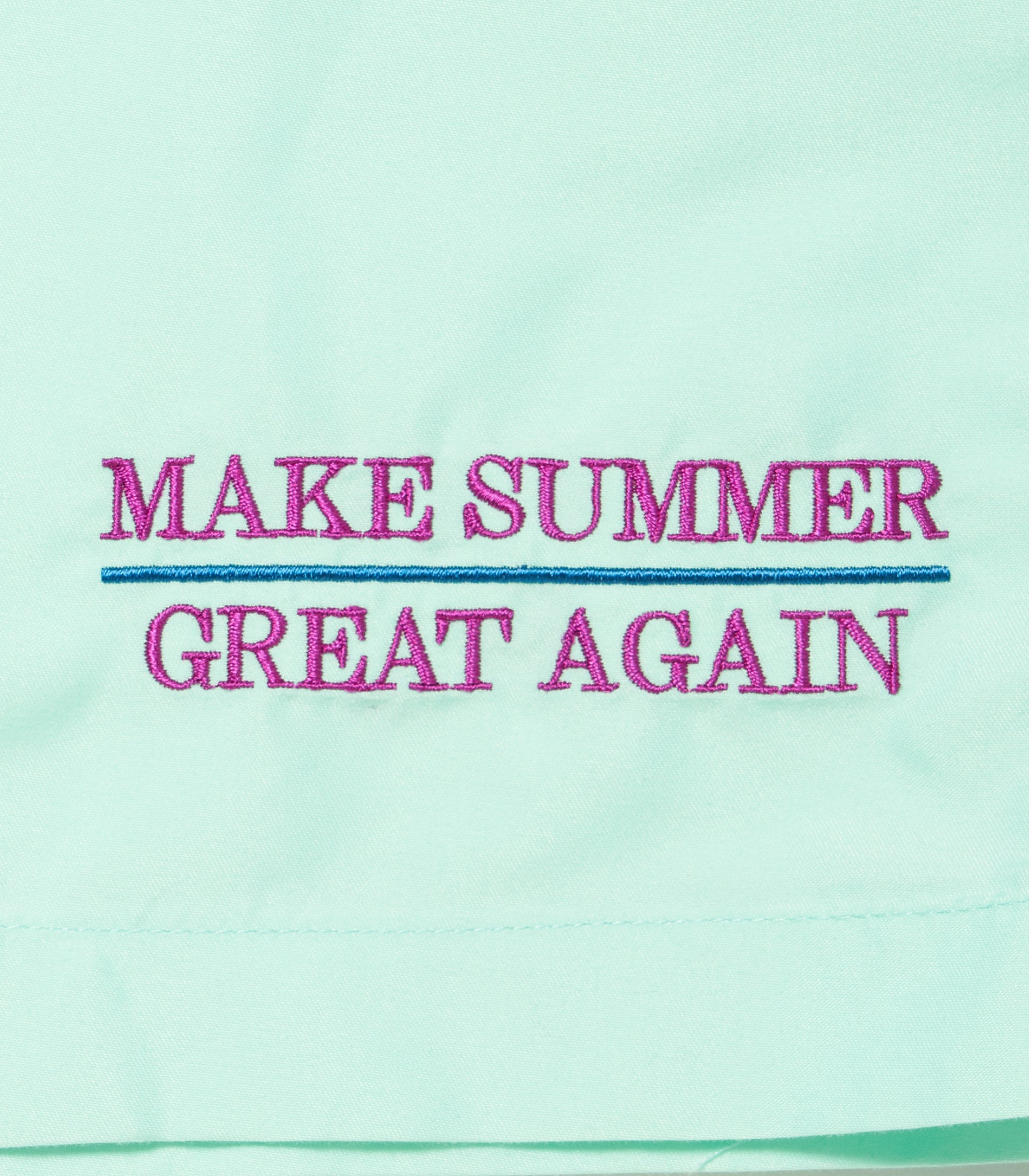 Load image into Gallery viewer, MAKE SUMMER GREAT AGAIN Shorts MINT
