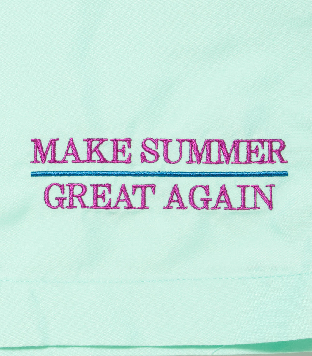 Load image into Gallery viewer, MAKE SUMMER GREAT AGAIN Shorts MINT
