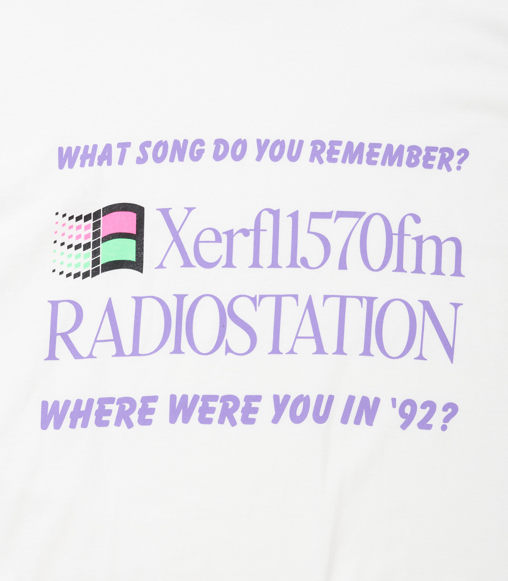 将图片加载到图库查看器，RADIOSTATION T-Shirt WHITE
