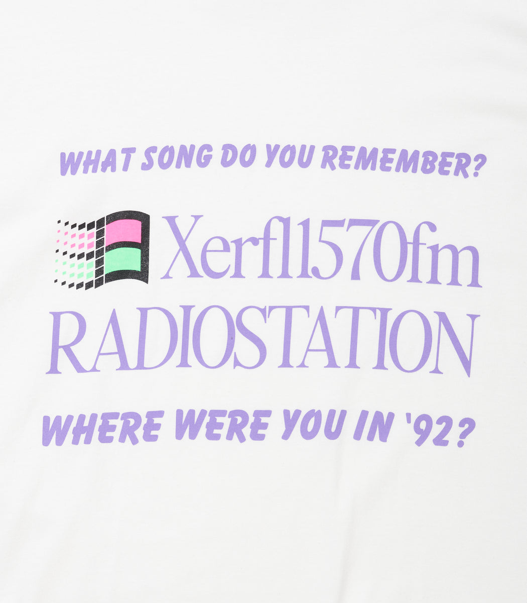将图片加载到图库查看器，RADIOSTATION T-Shirt WHITE
