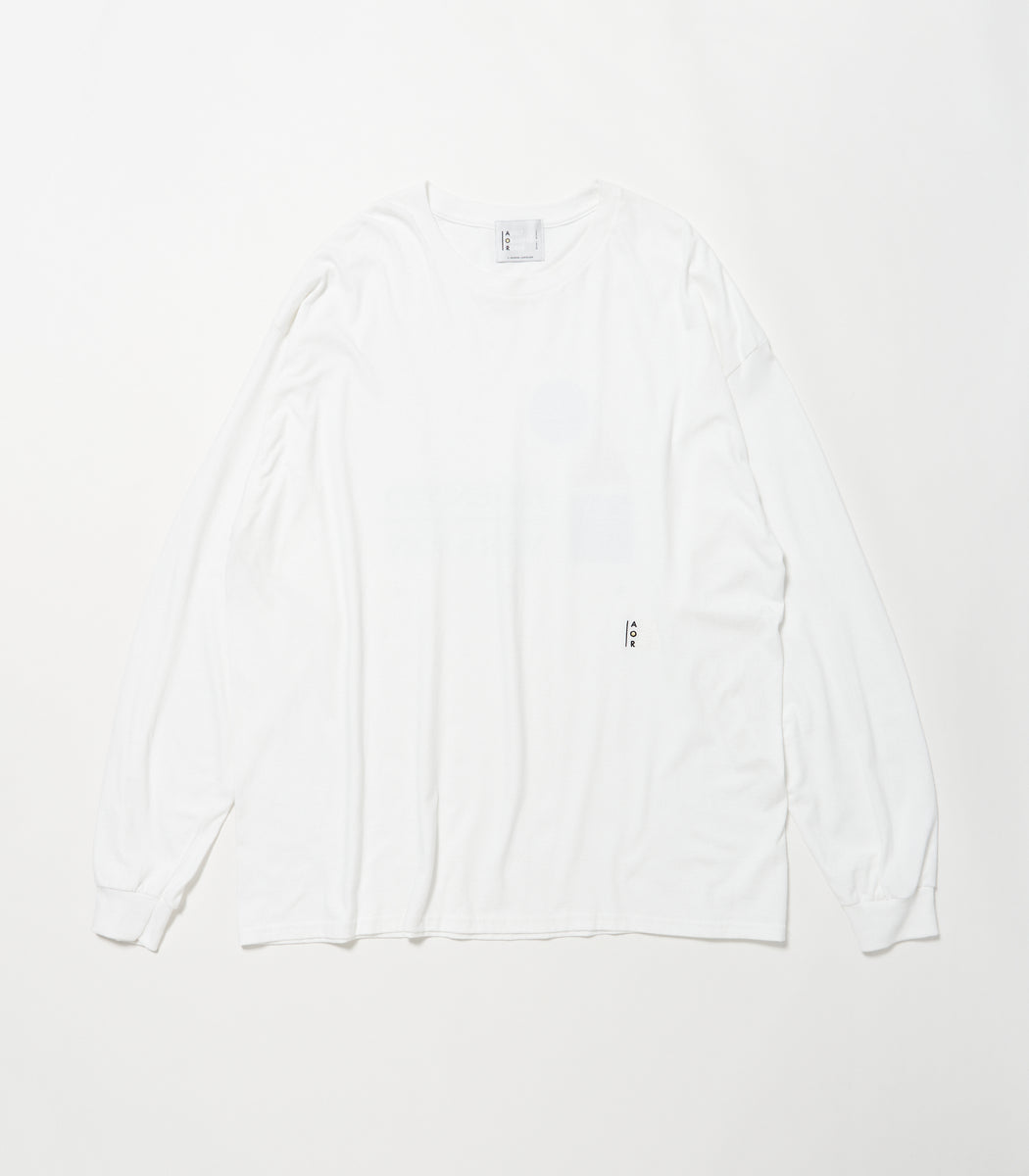 将图片加载到图库查看器，EXTENDED VERSION L/S T-Shirt WHITE
