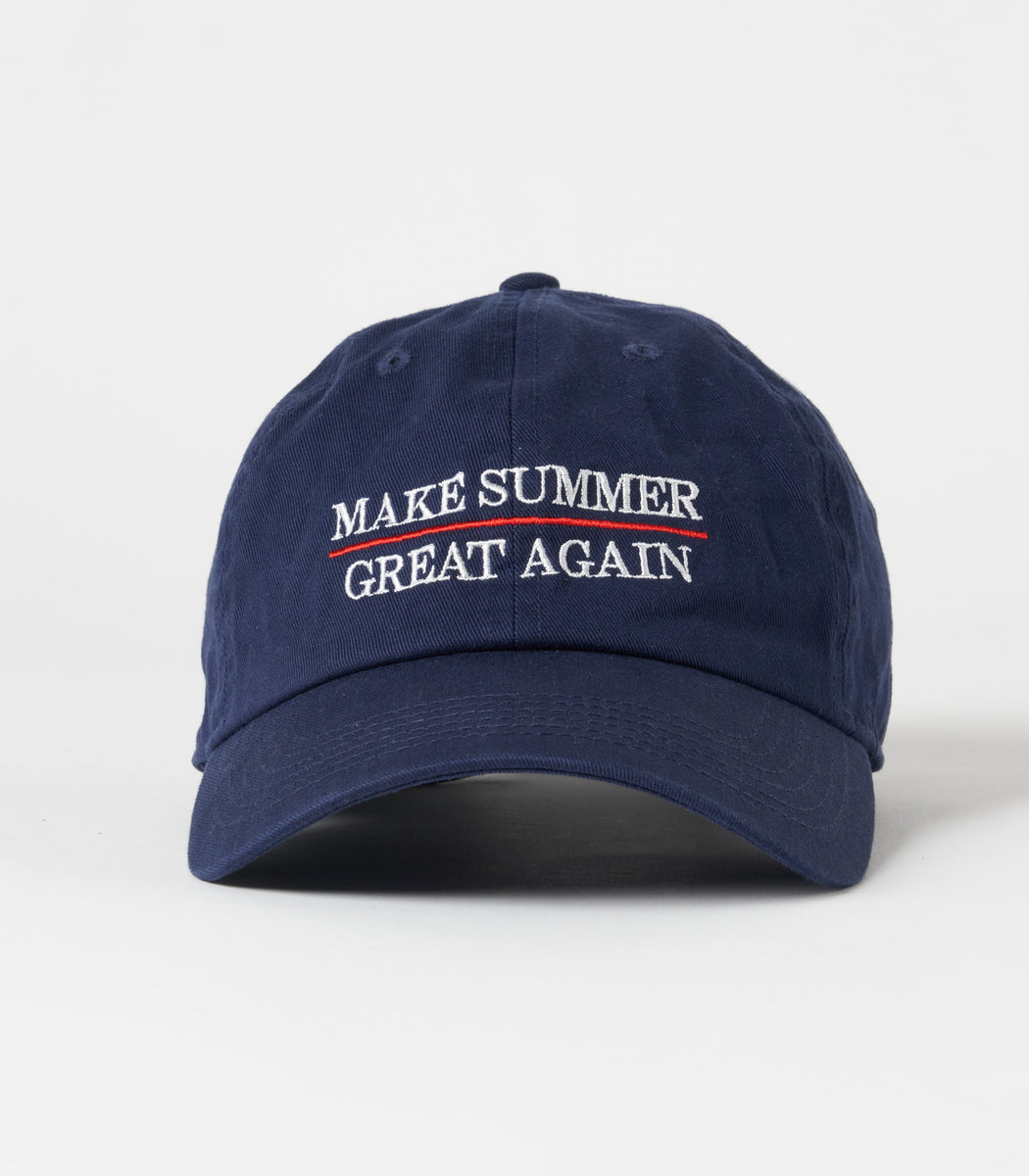 Load image into Gallery viewer, MAKE SUMMER GREAT AGAIN CAP NAVY
