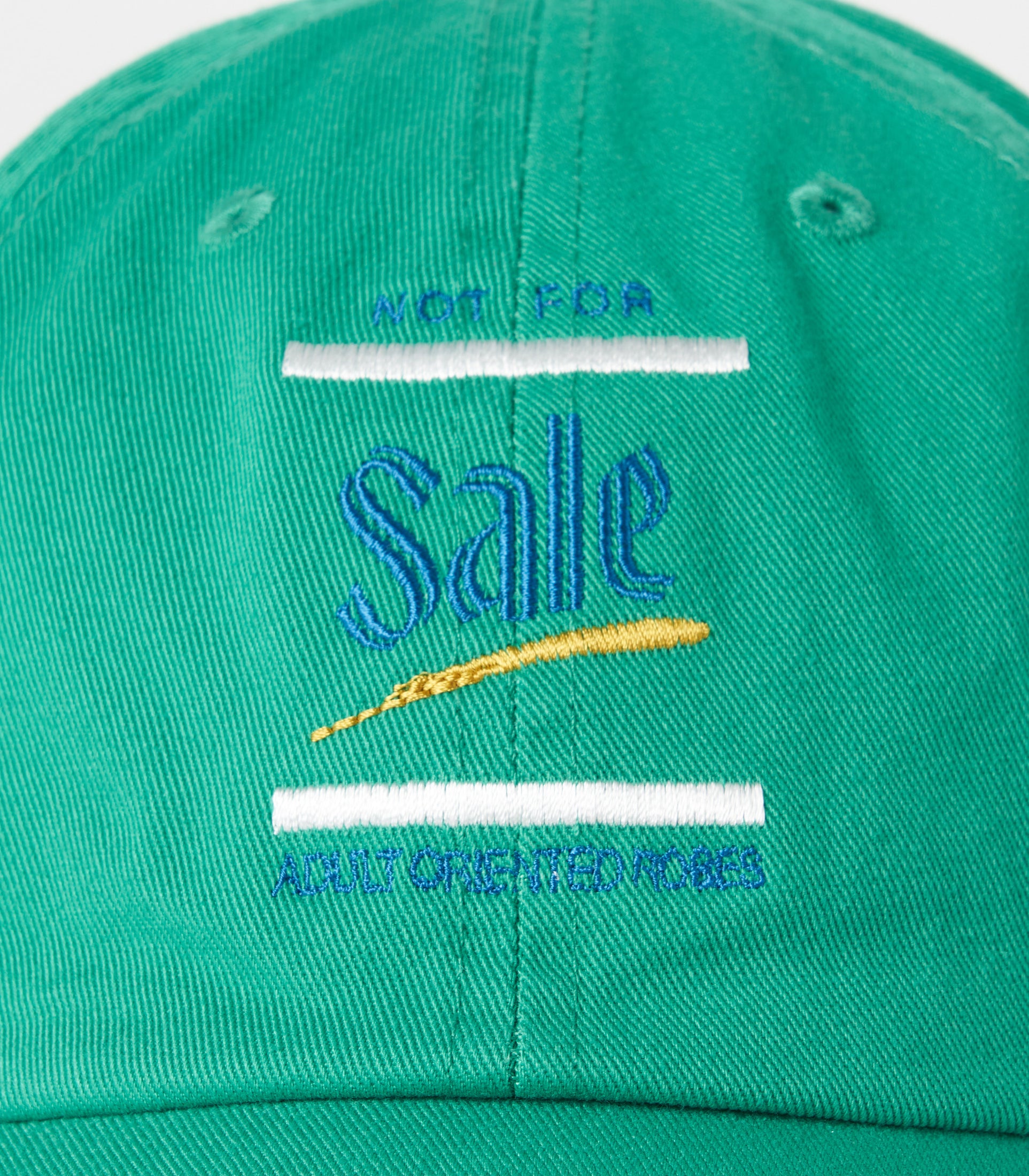 画像をギャラリービューアに読み込む, NOT FOR SALE CAP GREEN
