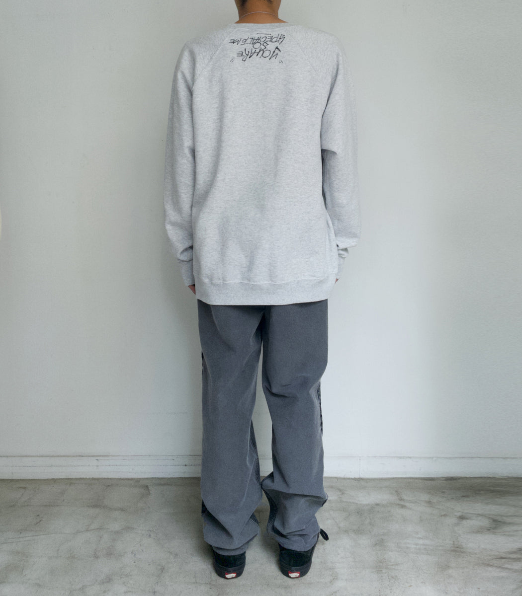 이미지를 갤러리 뷰어에 로드 , AOR Tagging Sweatshirts HEATHER GRAY
