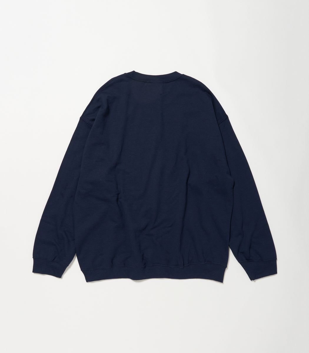 画像をギャラリービューアに読み込む, JAZZ Print Sweat Shirt NAVY
