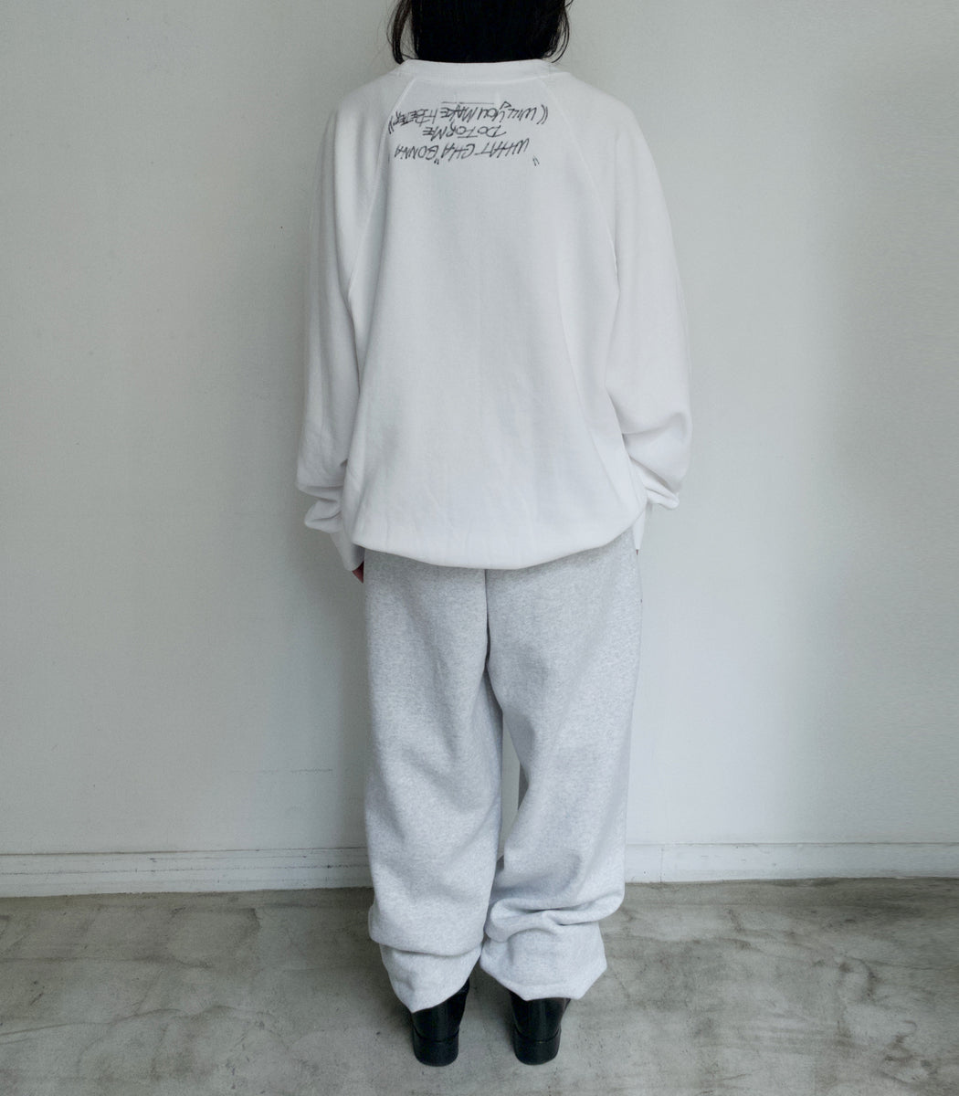이미지를 갤러리 뷰어에 로드 , AOR Tagging Sweatshirts WHITE
