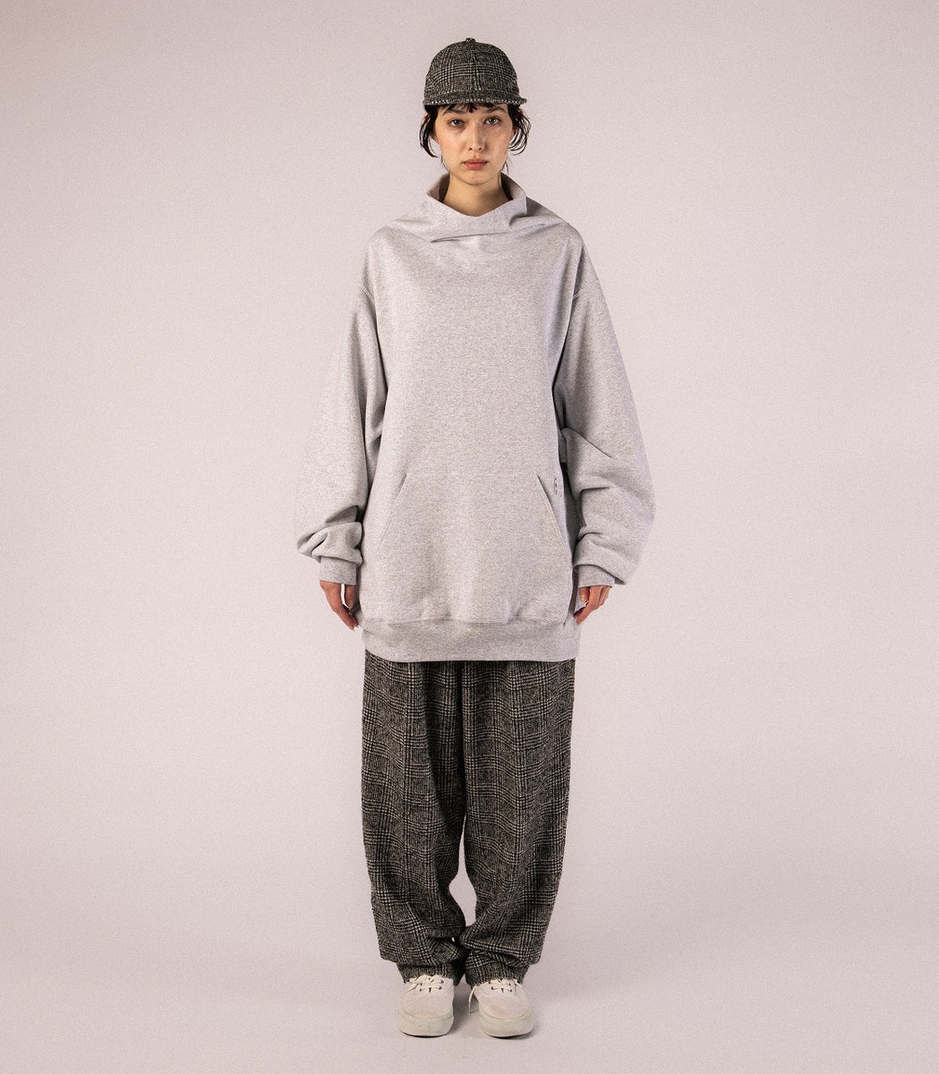 将图片加载到图库查看器，High Neck Sweat Shirt HEATHER GRAY
