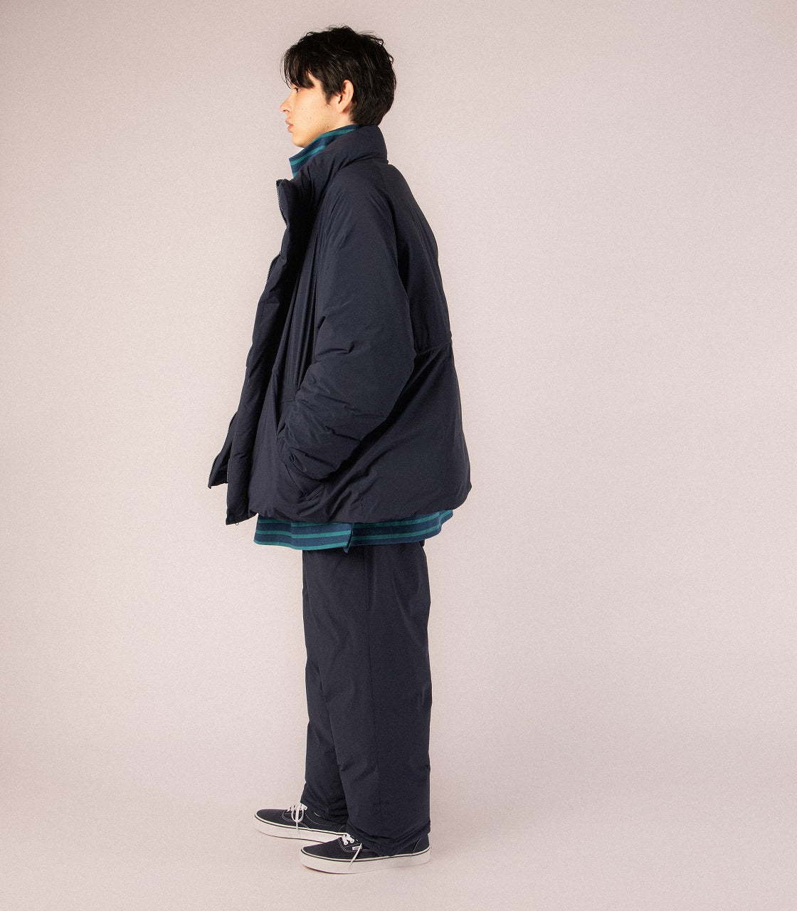adult oriented robes pastels navy サイズ5