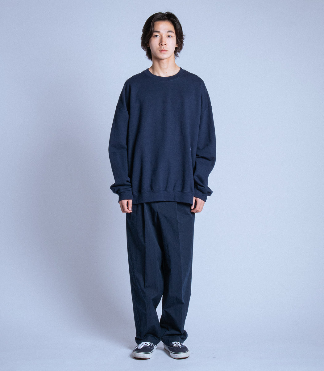 将图片加载到图库查看器，New Wave CD Print Sweat Shirt NAVY
