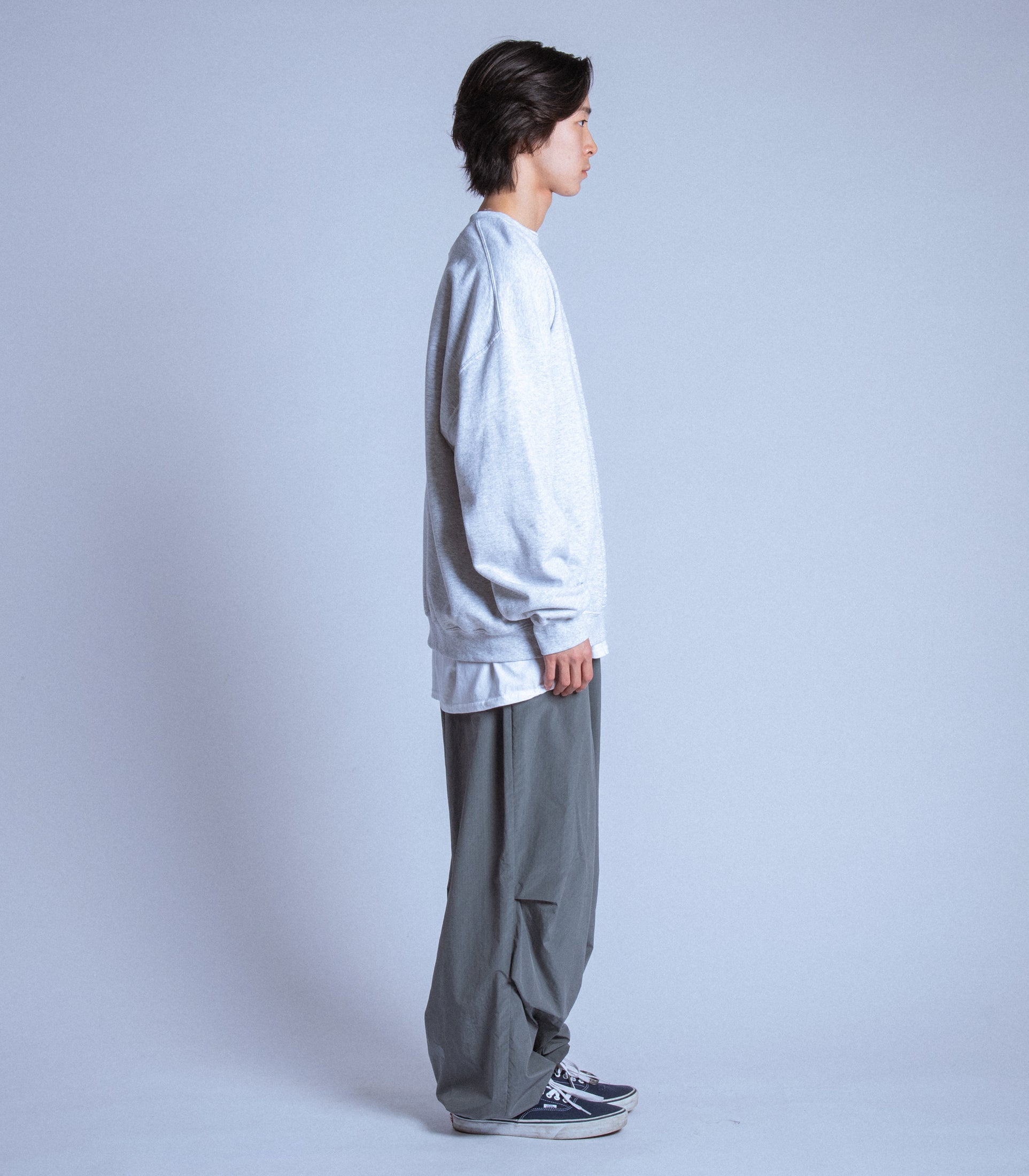 画像をギャラリービューアに読み込む, Compact Disc Print Sweat Shirt HEATHER GRAY
