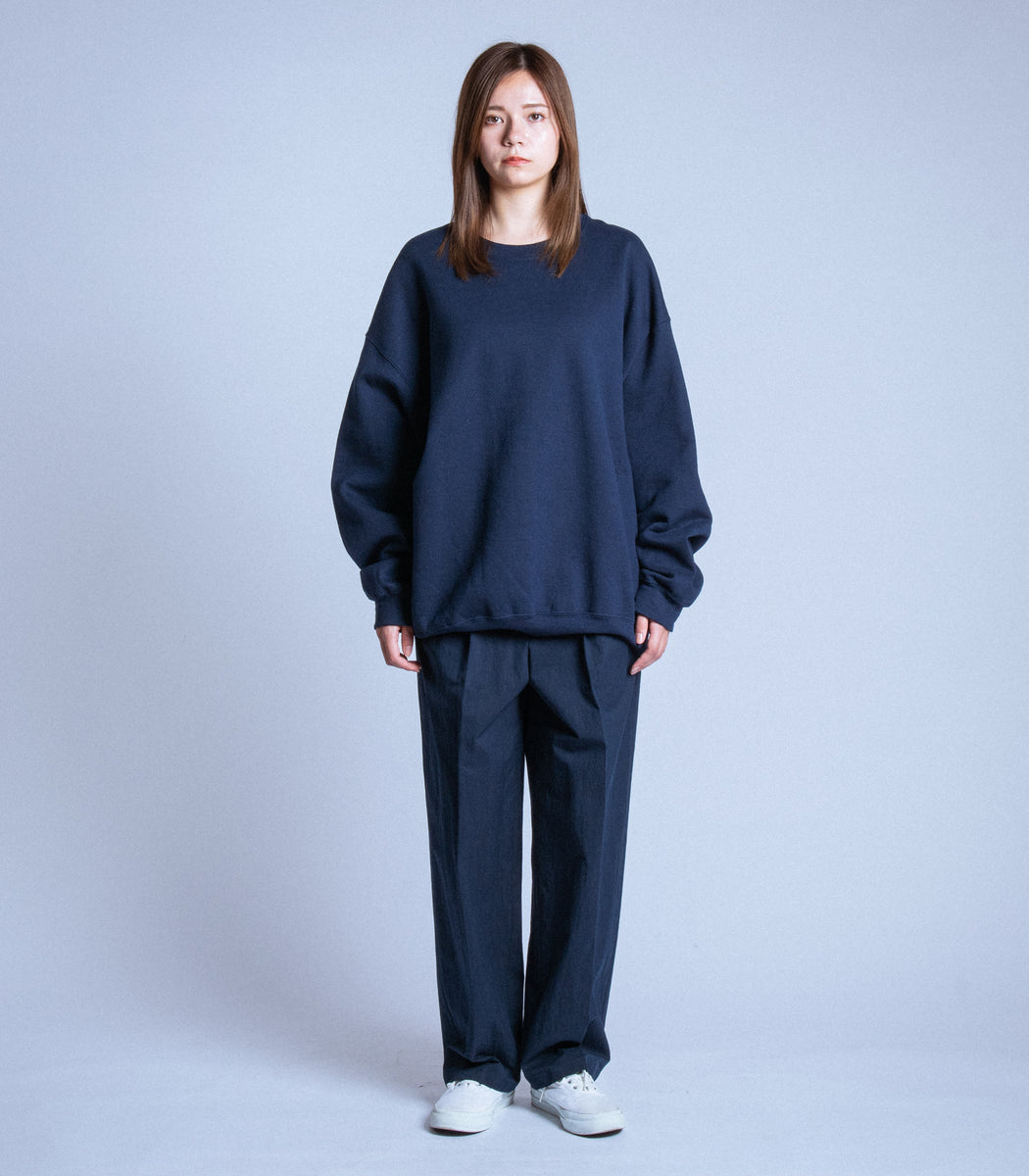 이미지를 갤러리 뷰어에 로드 , Compact Disc Print Sweat Shirt NAVY
