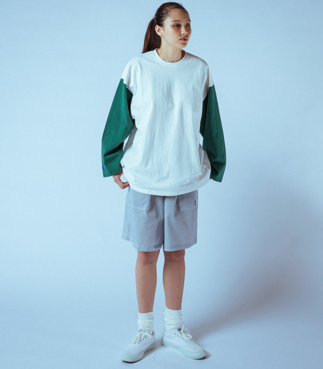 Load image into Gallery viewer, Baseball T-Shirt OFF WHITE×GREEN
