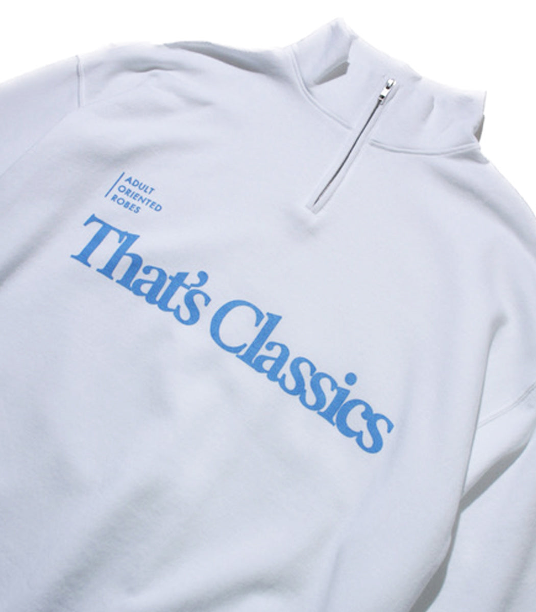 画像をギャラリービューアに読み込む, AOR CLASSICS Zip Up Sweat WHITE
