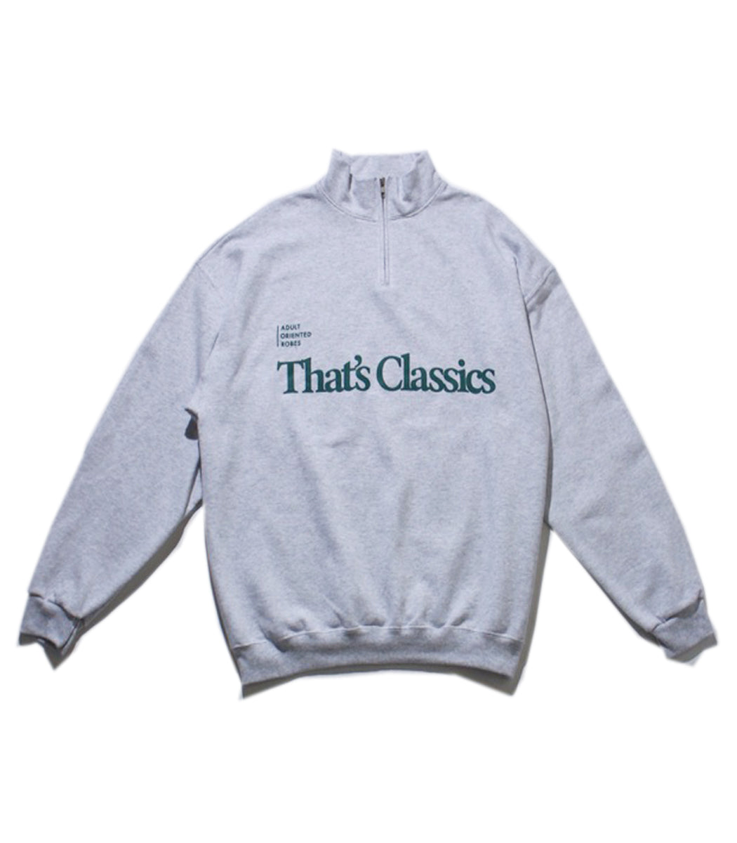 画像をギャラリービューアに読み込む, AOR CLASSICS Zip Up Sweat ASH
