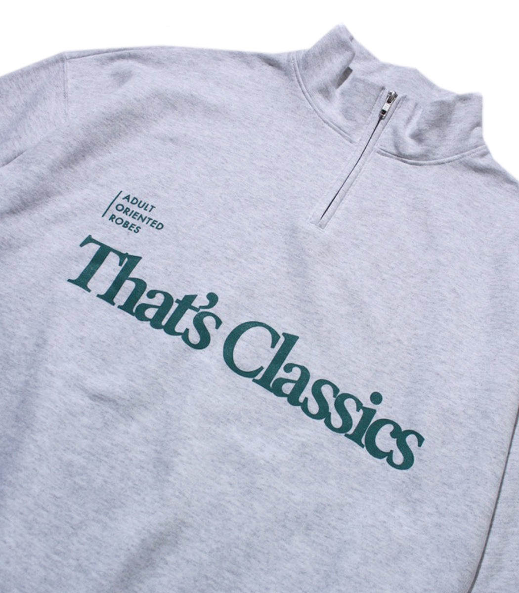 画像をギャラリービューアに読み込む, AOR CLASSICS Zip Up Sweat ASH
