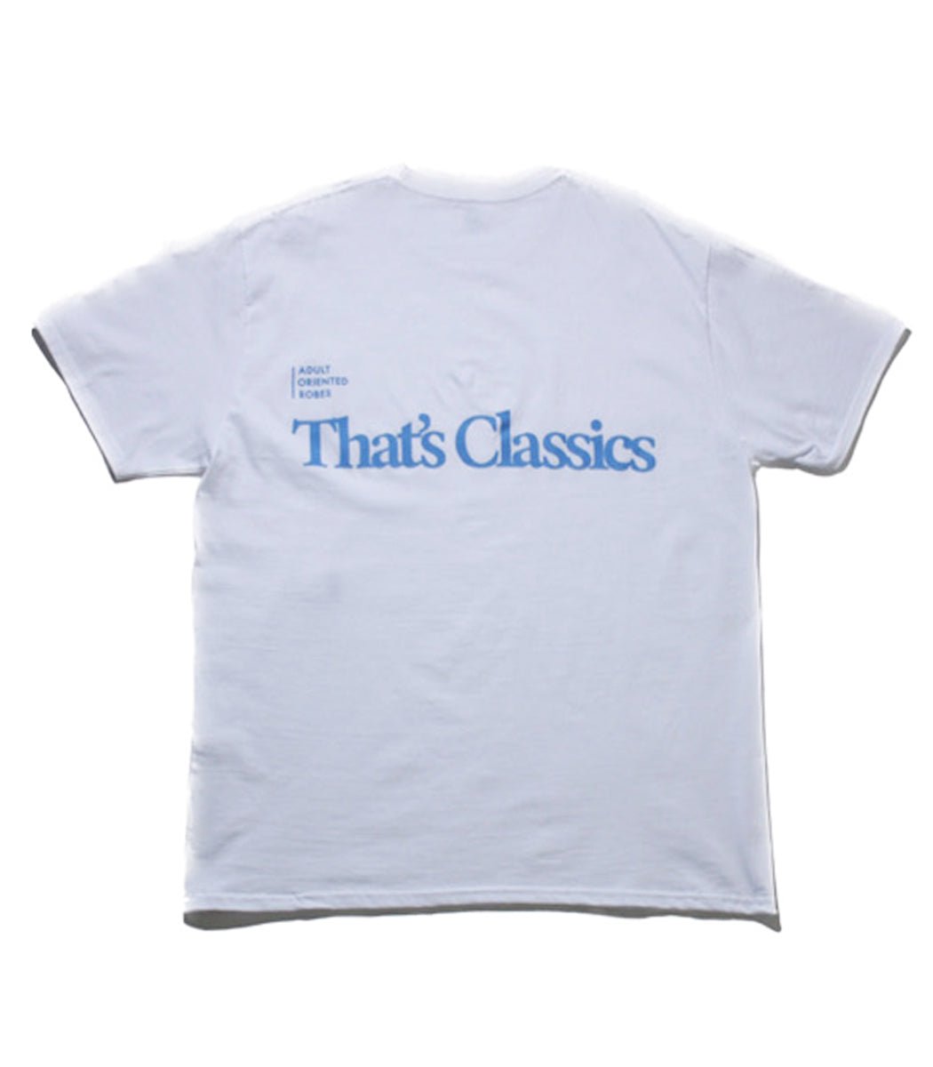 이미지를 갤러리 뷰어에 로드 , AOR CLASSICS S/S T-Shirts WHITE
