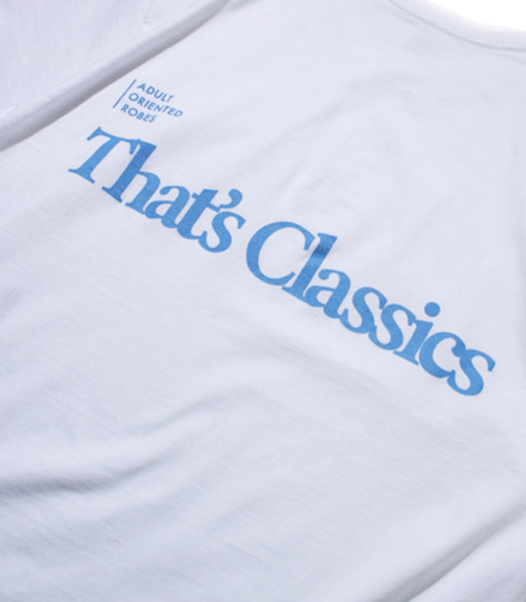이미지를 갤러리 뷰어에 로드 , AOR CLASSICS S/S T-Shirts WHITE
