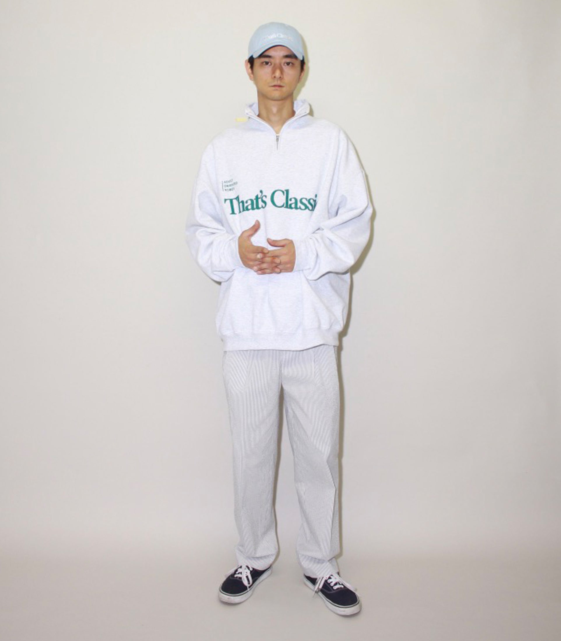 画像をギャラリービューアに読み込む, AOR CLASSICS Zip Up Sweat ASH
