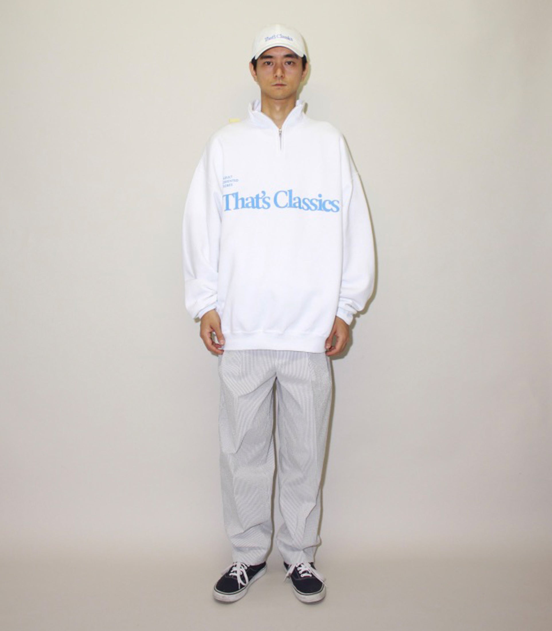 画像をギャラリービューアに読み込む, AOR CLASSICS Zip Up Sweat WHITE
