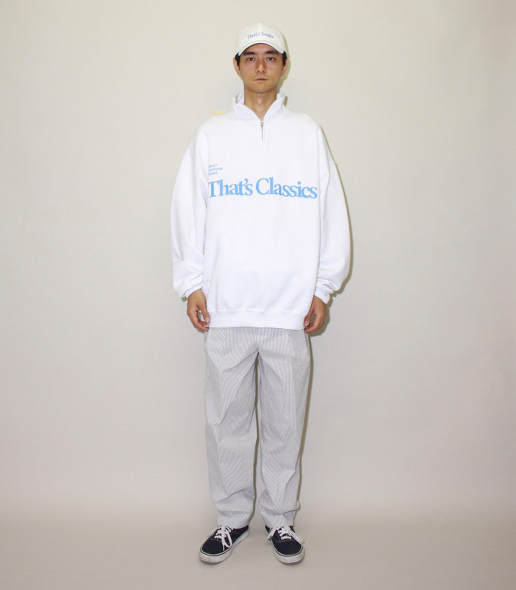画像をギャラリービューアに読み込む, AOR CLASSICS Zip Up Sweat WHITE
