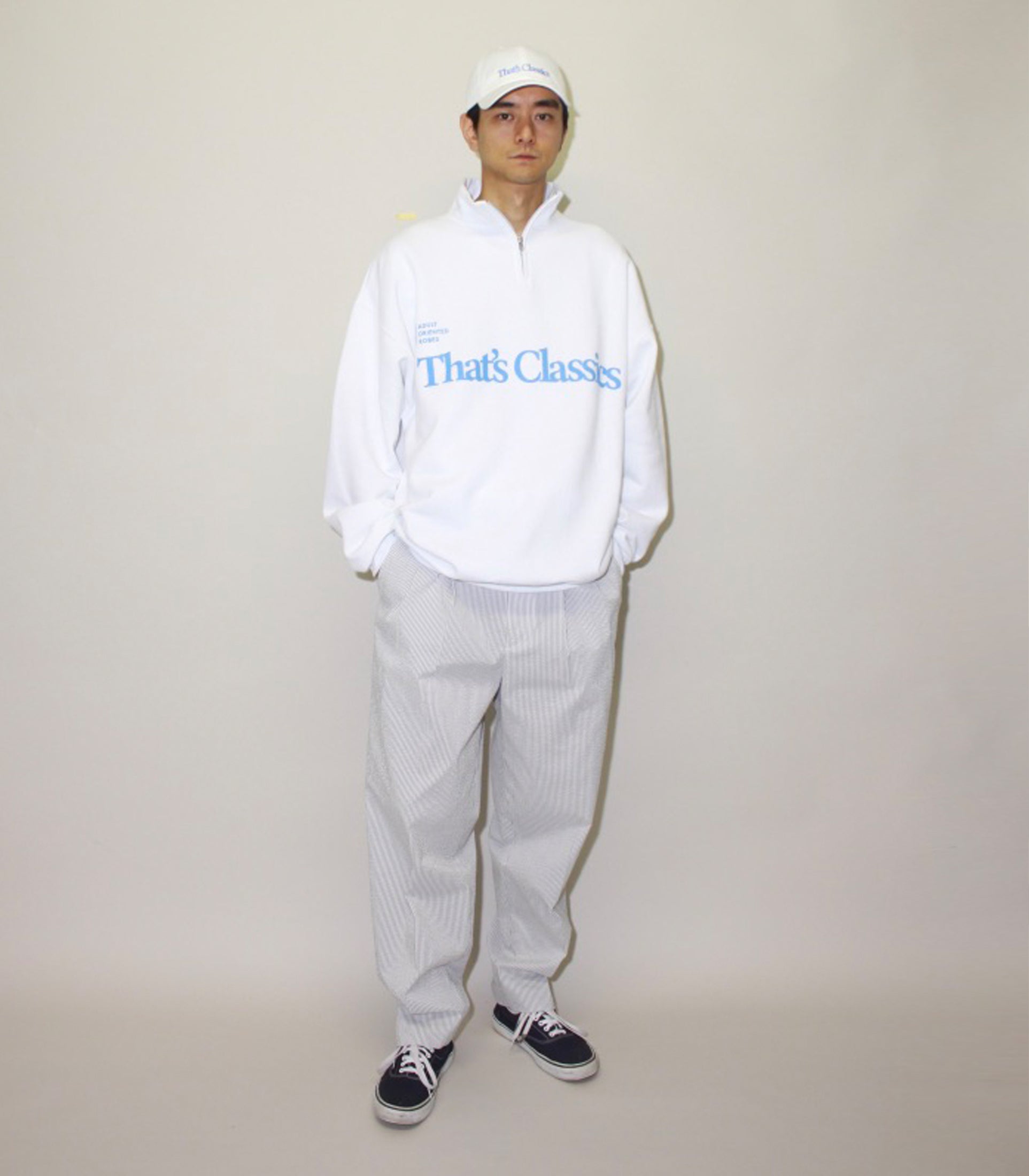 画像をギャラリービューアに読み込む, AOR CLASSICS Zip Up Sweat WHITE
