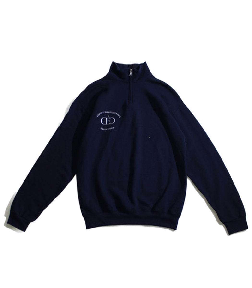 画像をギャラリービューアに読み込む, IENAOR Zip Up Sweat NAVY
