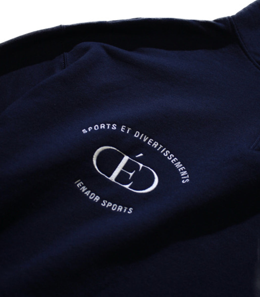 画像をギャラリービューアに読み込む, IENAOR Zip Up Sweat NAVY
