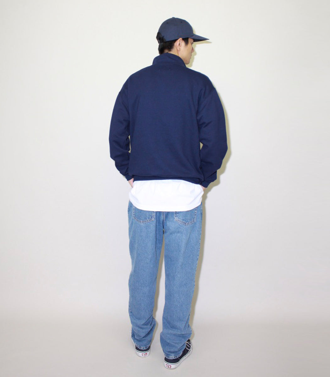 画像をギャラリービューアに読み込む, IENAOR Zip Up Sweat NAVY
