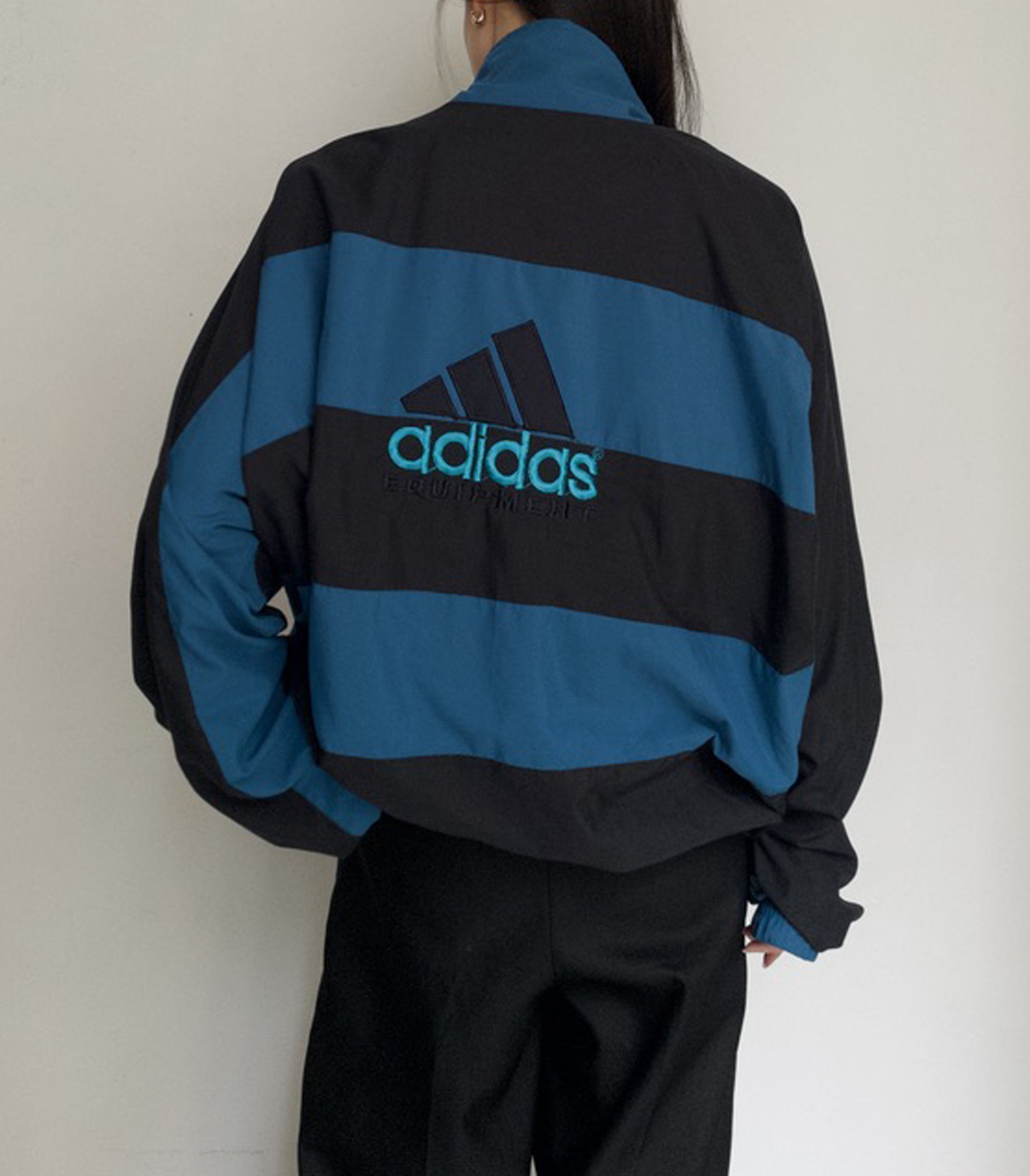 画像をギャラリービューアに読み込む, ”VINTAGE” 90s adidas Equipment Nylon Jacket

