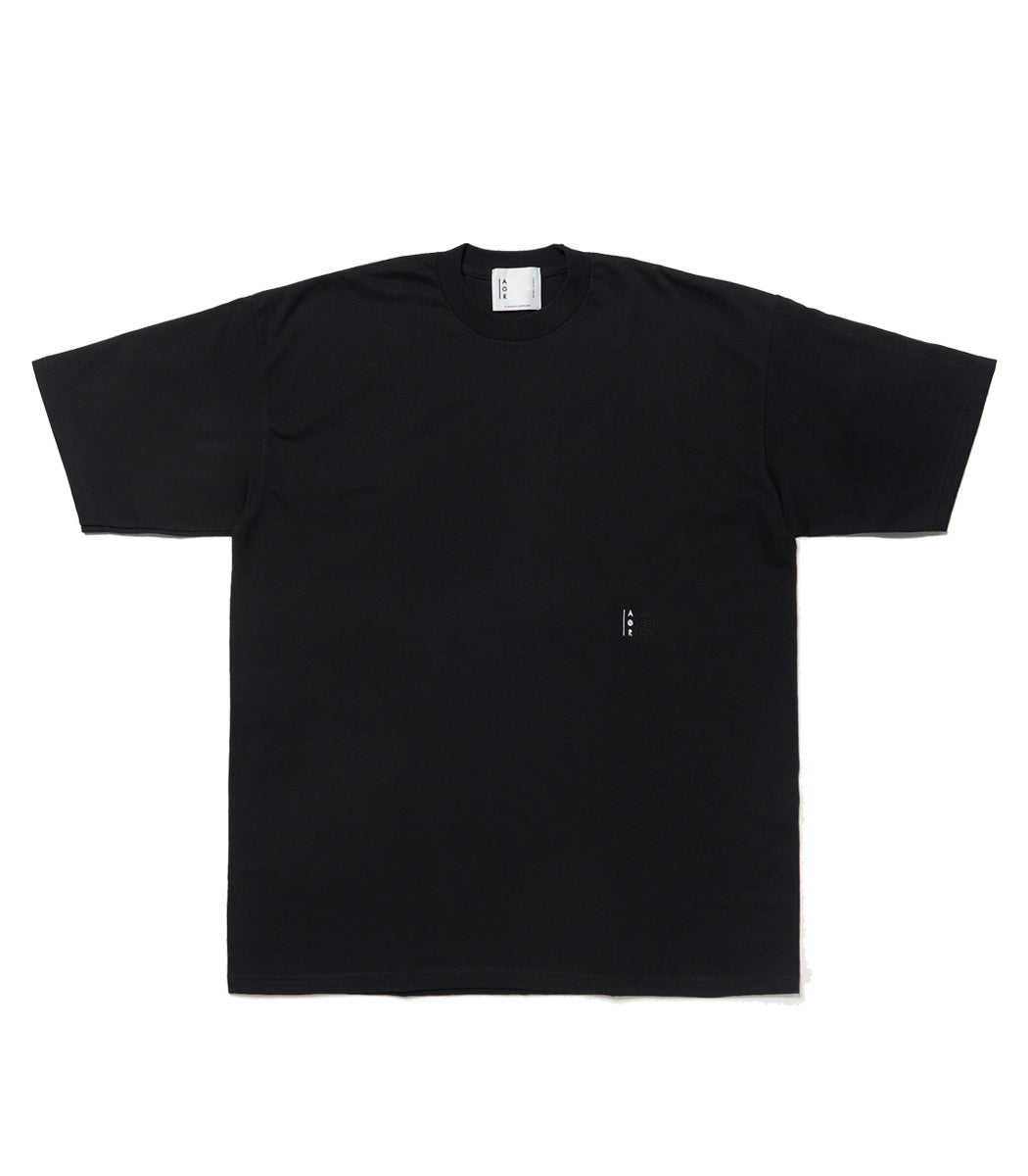 将图片加载到图库查看器，AOR SOUVENIR S/S T-SHIRT BLACK
