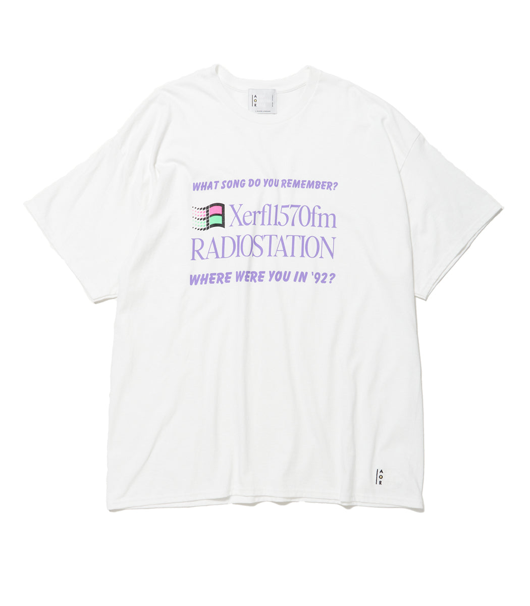 将图片加载到图库查看器，RADIOSTATION T-Shirt WHITE
