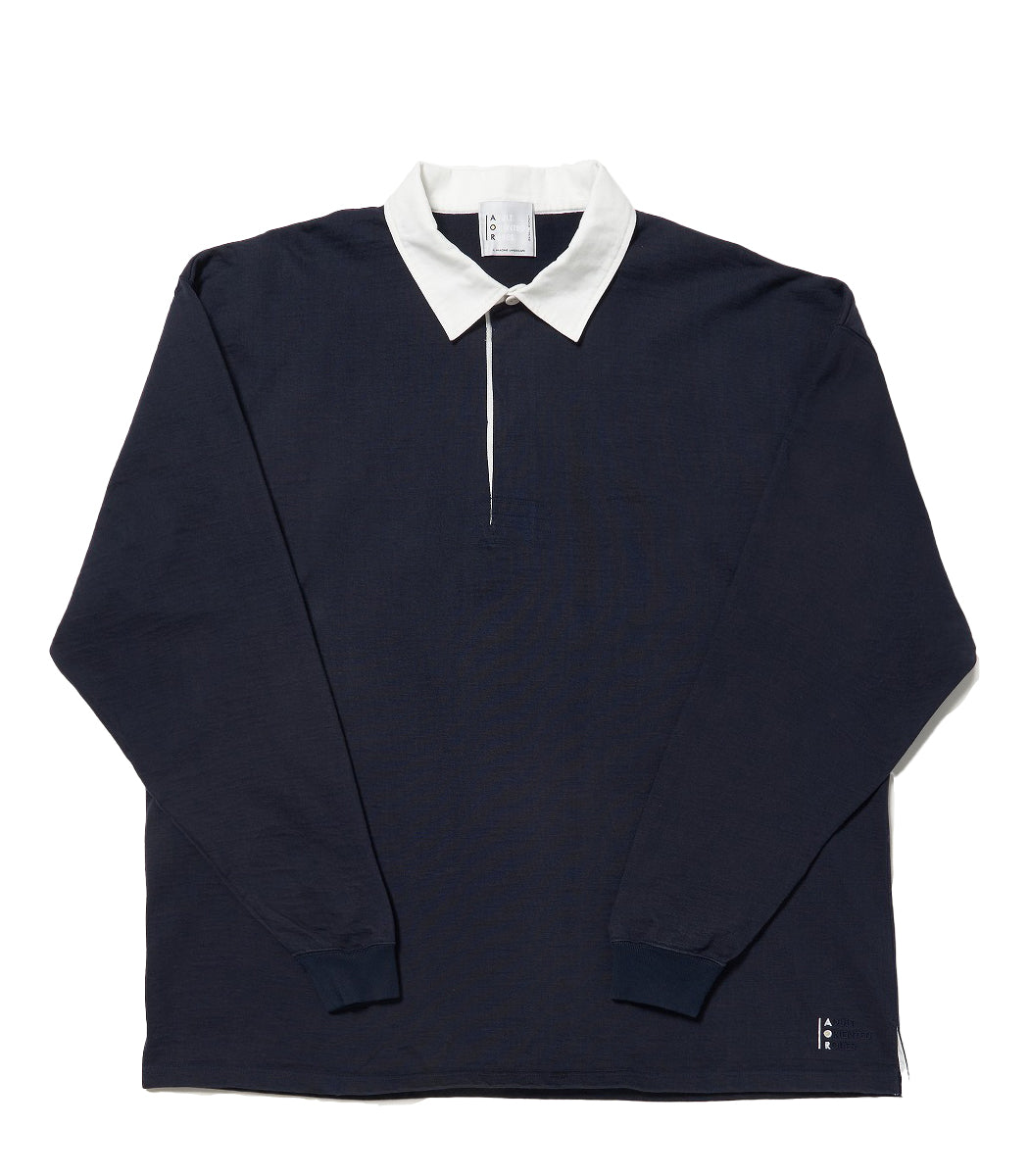 L/S Rugby Shirt NAVY – Adult Oriented Robes