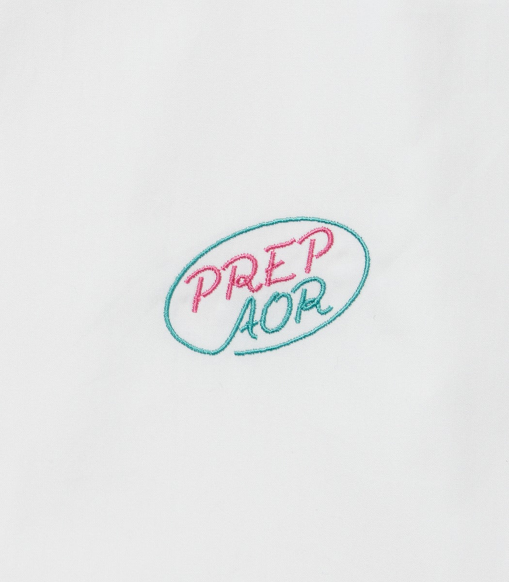 画像をギャラリービューアに読み込む, PREP×AOR Embroidery Regular Collar Shirt

