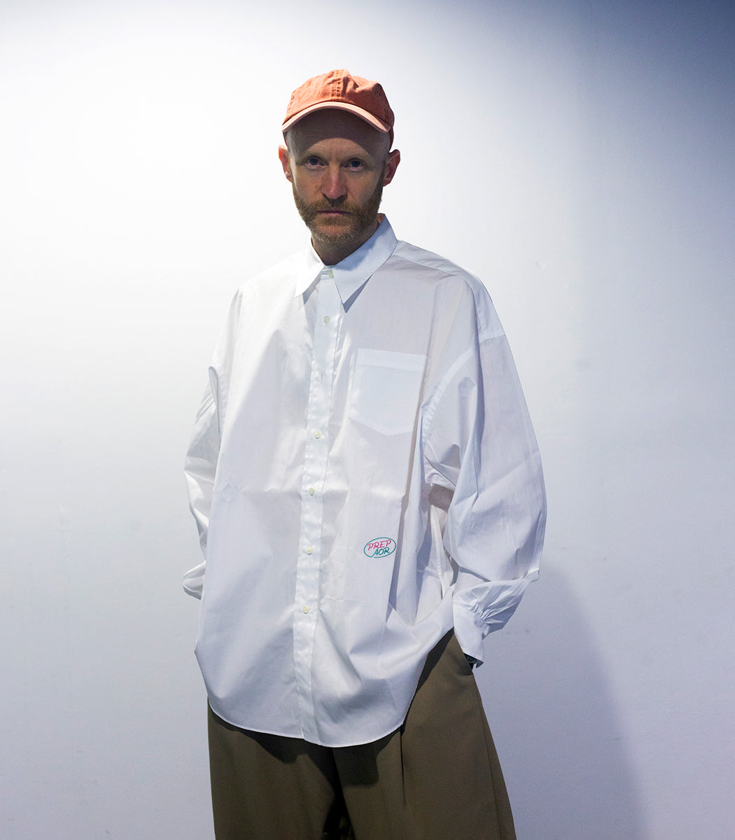 Load image into Gallery viewer, PREP×AOR Embroidery Regular Collar Shirt
