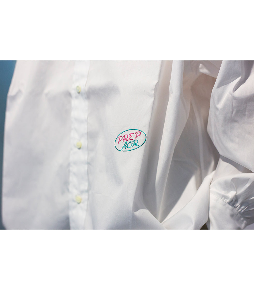 Load image into Gallery viewer, PREP×AOR Embroidery Regular Collar Shirt
